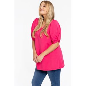 Yoek - Tuniek - Katoen - Flare Fit - Korte Mouwen - V-halslijn