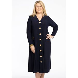 Jurk met knopen Lapel DOLCE
