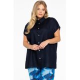 Mouwloze Blouse - Lichtgewicht Ramie - Klassiek Design