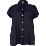 Mouwloze Blouse - Lichtgewicht Ramie - Klassiek Design