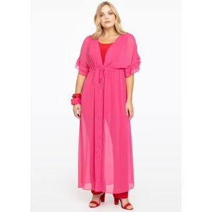 Cardi-jurk met ruches VOILE