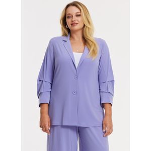Dolce - Blazer - Zacht Lila - Geplooide Mouw
