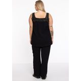 Yoek - Singlet - Katoen - Wit - Gouden Studs