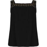 Yoek - Singlet - Katoen - Wit - Gouden Studs