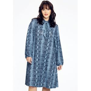 Jurk A-lijn met strik SNAKE