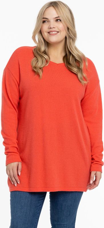 YOEK - Dames Trui - Wolmix - V-hals - Comfortabele Pasvorm