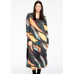 Jurk met plooien CANVAS