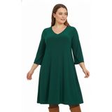 Jurk met V-hals DOLCE