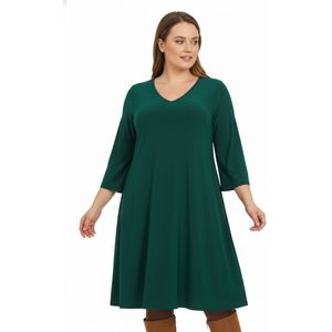 Jurk met V-hals DOLCE