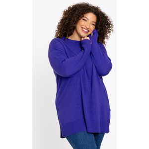 Trui met zijsplitten Woolmix