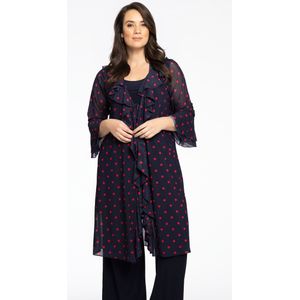 Cardi-Blouse met ruches Dots