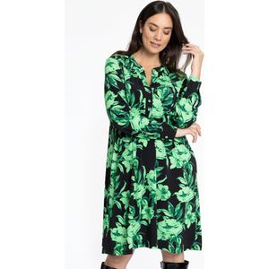 Jurk met grandad hals FLORENCE