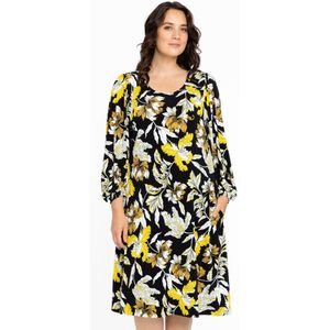 Jurk met pofmouwen SARI