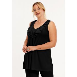 Singlet flare met ruches R DOLCE