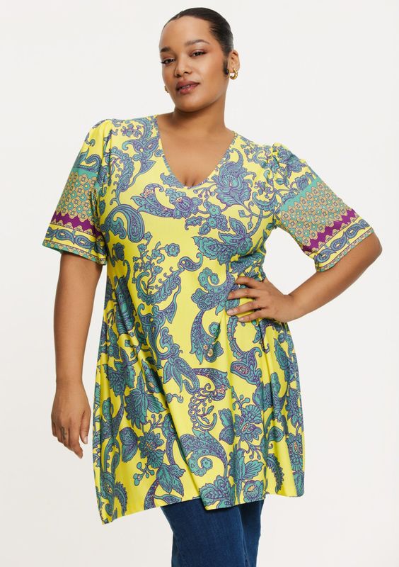 YOEK - Tuniek - Blauw - Geel - Lila