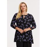 YOEK - Flare - Tuniek - Grafisch Dessin - 3/4 Mouwen