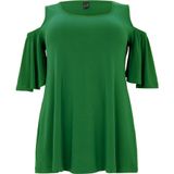 Tuniek - DOLCE - Flare Pasvorm - Cut-out Schouders - Wijde Korte Mouwen