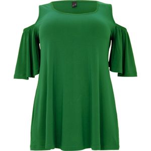 Tuniek - DOLCE - Flare Pasvorm - Cut-out Schouders - Wijde Korte Mouwen