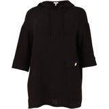 Hoodie - Cropped - Lichtgewicht - Ademend Katoen - Bubbeltextuur