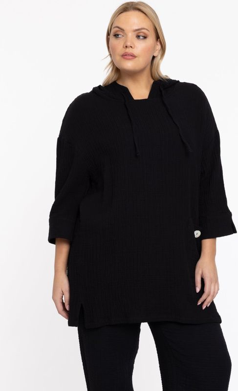 Hoodie - Cropped - Lichtgewicht - Ademend Katoen - Bubbeltextuur