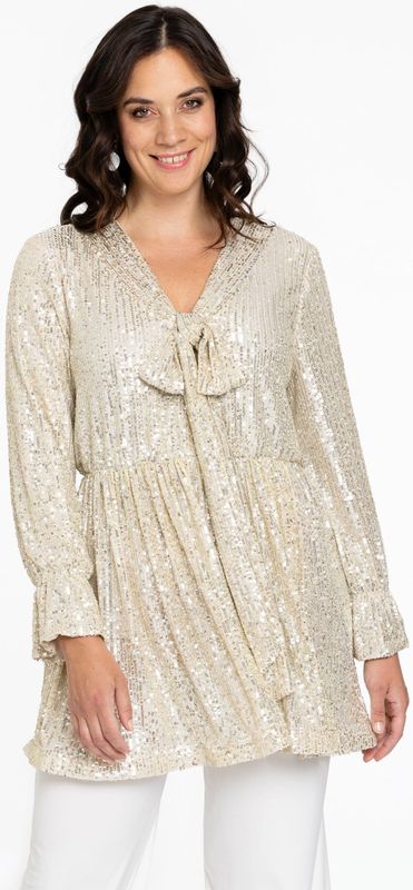 Tuniek - V-hals - PAILLETE