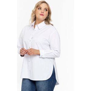 Blouse met knopen POPLIN STRETCH