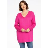 Basic trui met V-hals