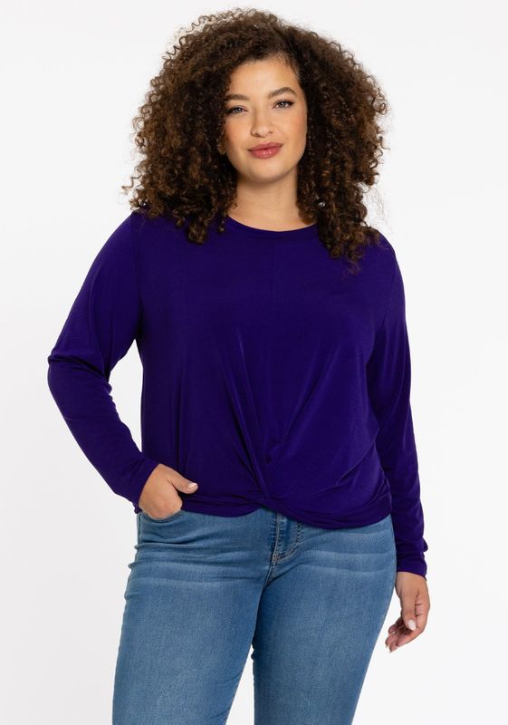 DOLCE - Tuniek - Zwart - Dolce - Geknoopte Onderkant