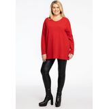 YOEK - Dames Trui - Wolmix met Cashmere - V-hals - Comfortabele Pasvorm