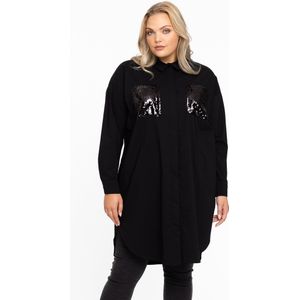 Blouse-jurk met pailletten