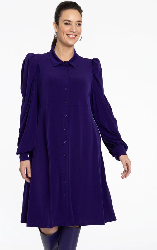 Jurk - DOLCE - Blousejurk - Pofmouwen