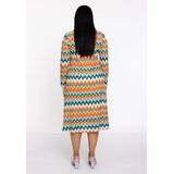 YOEK - A-lijn Jurk - Oranje