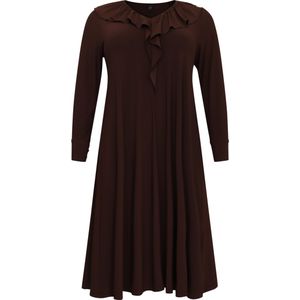 Midi-jurk met ruches DOLCE