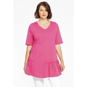 Tuniek wide bottom frill COTTON