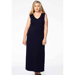Maxi jurk v-hals VISCOSE