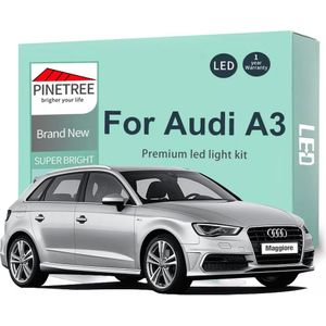 VCTparts Audi A3-S3-RS3 8V (2012-2020) Interieur Verlichting Canbus led Wit 6000K