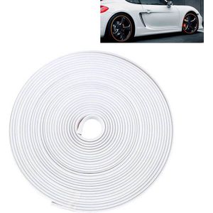 VCTparts Velgen Bescherming Flexibele Decoratie Strip met Tape Wit (8 meter)