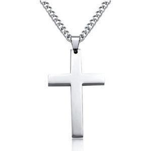 VCTparts Binnenspiegel Hanger Kruisje Achteruitkijkspiegel - Zilveren Kruis