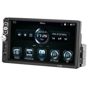 Podofo - A3061 Autoradio - Zwart - HD-Scherm - Carplay - Android Auto
