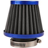 VCTparts Motorbike - Crossmotor Open Luchtfilter Blauw - Sport Filter (38mm) [sportfilter powerfilter universeel]