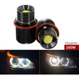 VCTparts BMW LED Angle Eyes Wit 6500K HALO Ring Ledlamp Canbus Koplamp (set)