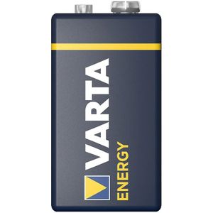 Varta Energy Alkaline Batterij 9V Blokbatterij in Blister