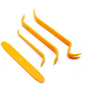 Einparts Tool Set voor Bekleding en Bevestiging van Voertuigaccessoires (4 stuks) Oranje