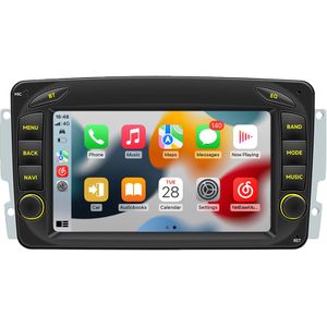 VCTparts - CarPlay & Android Auto Scherm - Draadloos Multimedia Touchscreen - GPS Navigatie