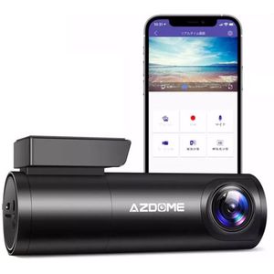 AZDome Dashcam M300 1296P Wifi Auto Video Recorder Zwart