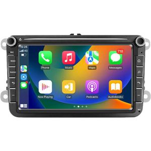VCTparts - CarPlay & Android Auto Radio - GPS Navigatie - Voor VW Golf 5/6, Polo, Jetta, Passat, Touran, Tiguan, Leon, Octavia, Sharan