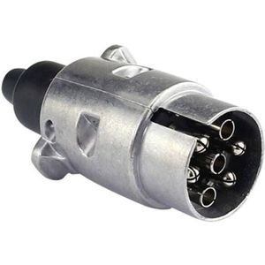 VCTparts Trailerstekker Plug 7-polig Aluminium [Aanhanger - Caravan - Trailer]