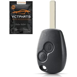 VCTparts Renault Afstandsbediening Behuizing [Twingo-Megan-Modus-Clio-Kangoo-Logan] (excl. Chip)