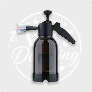 Professionele Handmatige Foam Spuit Drukschuimer Pomp met Sproeikoppen voor Detailing (2 Liter)