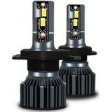 VCTparts Dimlicht 8000k H4 LED Koplampen Wit (set)